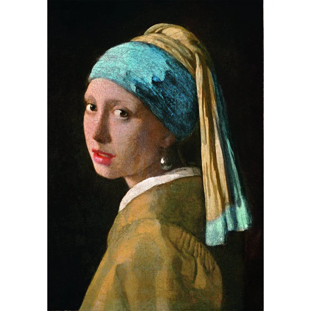 Vermeer Girl with a Pearl Earring painting puzzle 1000 pieces by Clementoni