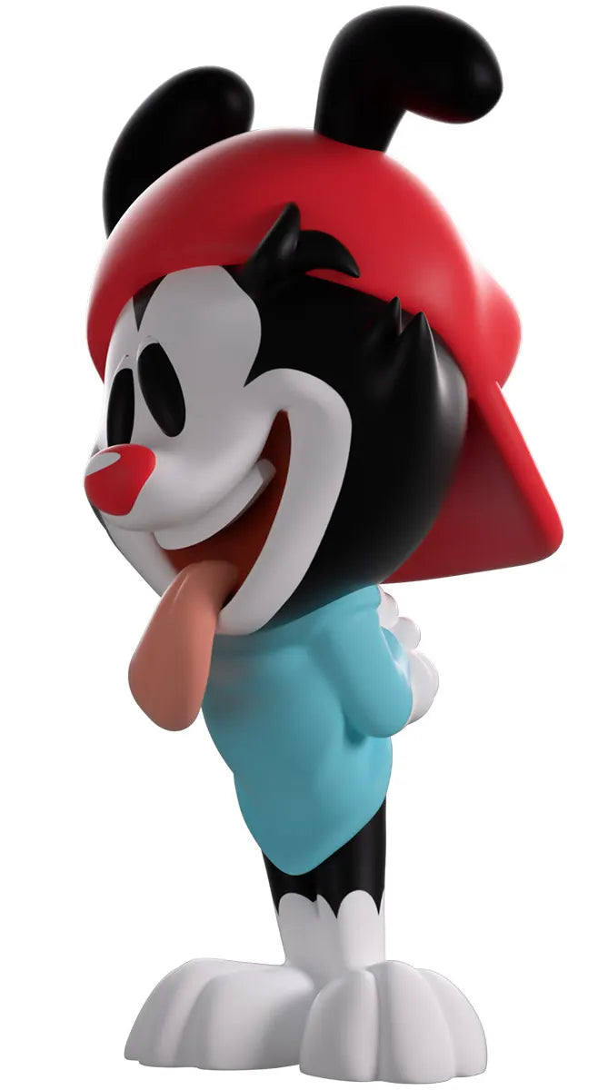 Wakko Animaniacs vinyl figure close-up with smiling face and extended tongue