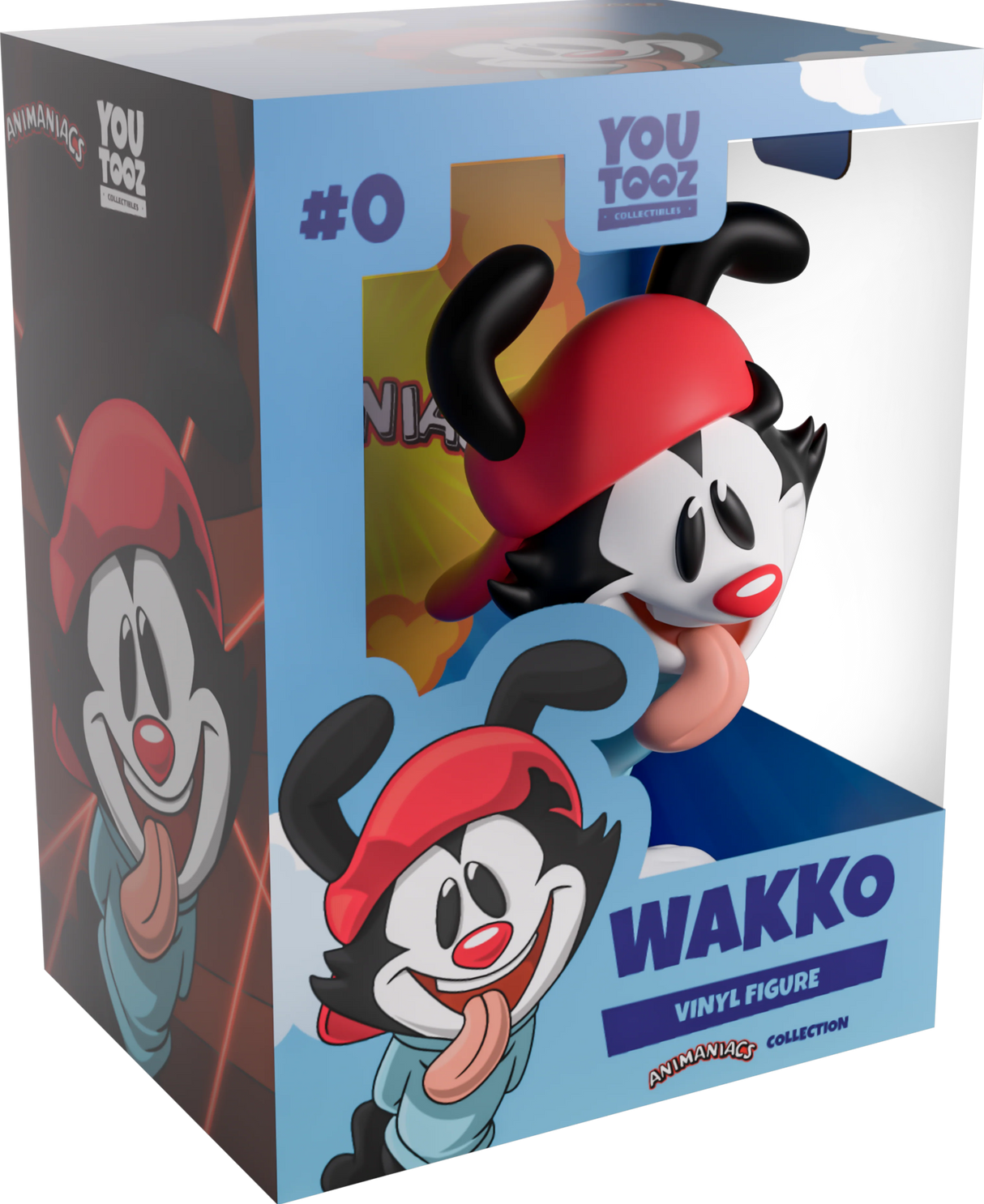 Wakko Animaniacs Youtooz figure in retail packaging with display box design