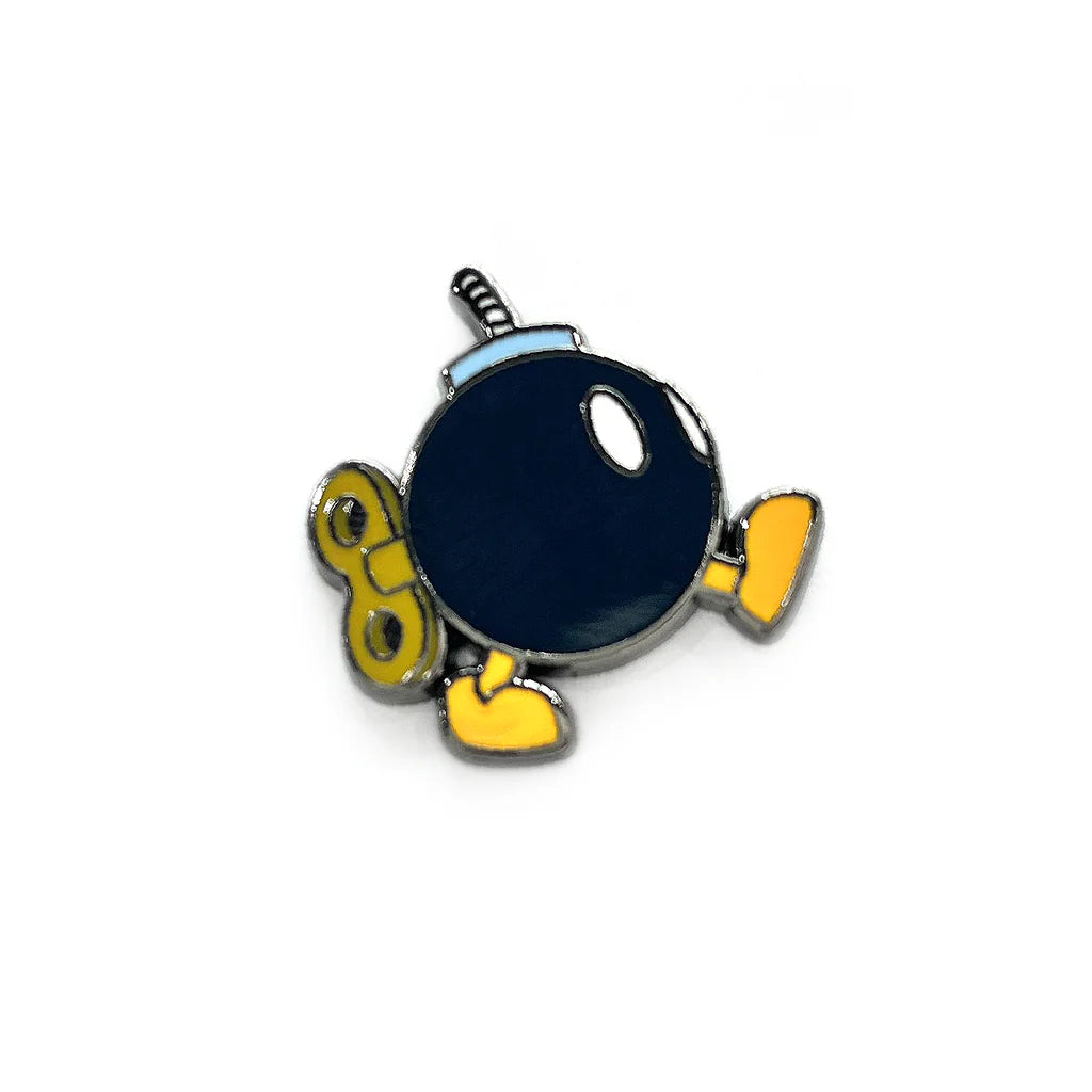 Walking Time Bomb Enamel Pin