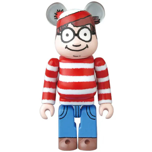 Where’s Waldo Wally BE@RBRICK Series 35 100 percent pattern collectible figure