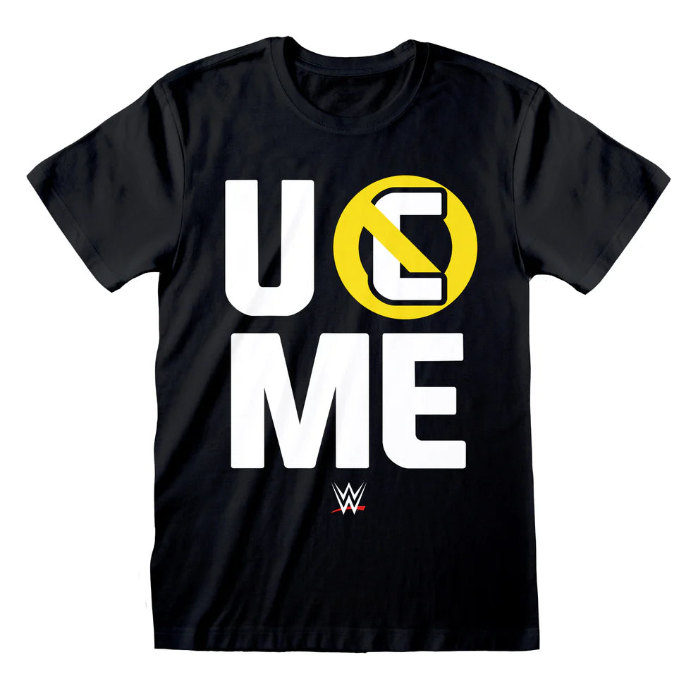 WWE John Cena You Can’t See Me black T-shirt official 100% cotton wrestling merchandise