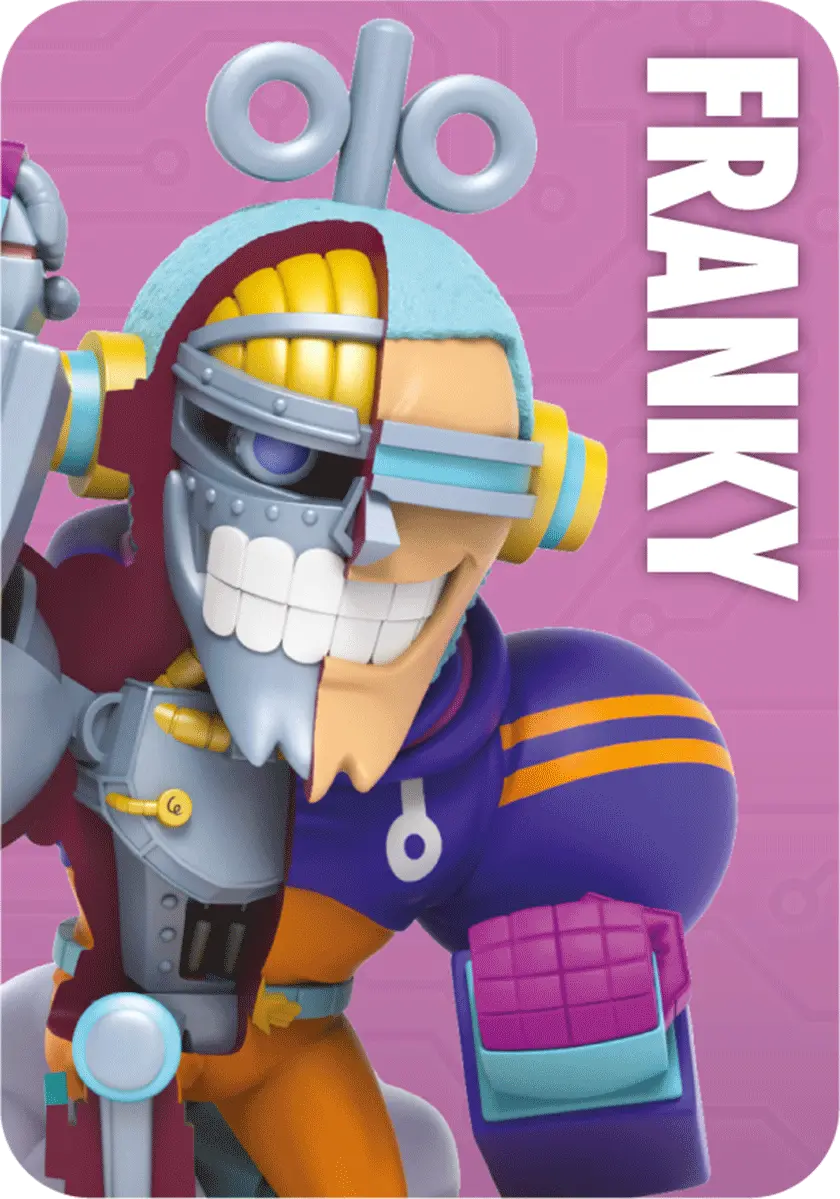 XXRAY Franky Egghead Arc Series Part 1 figure from One Piece blind box