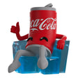Coca-Cola Youtooz vinyl can figure sitting on ice cube chair