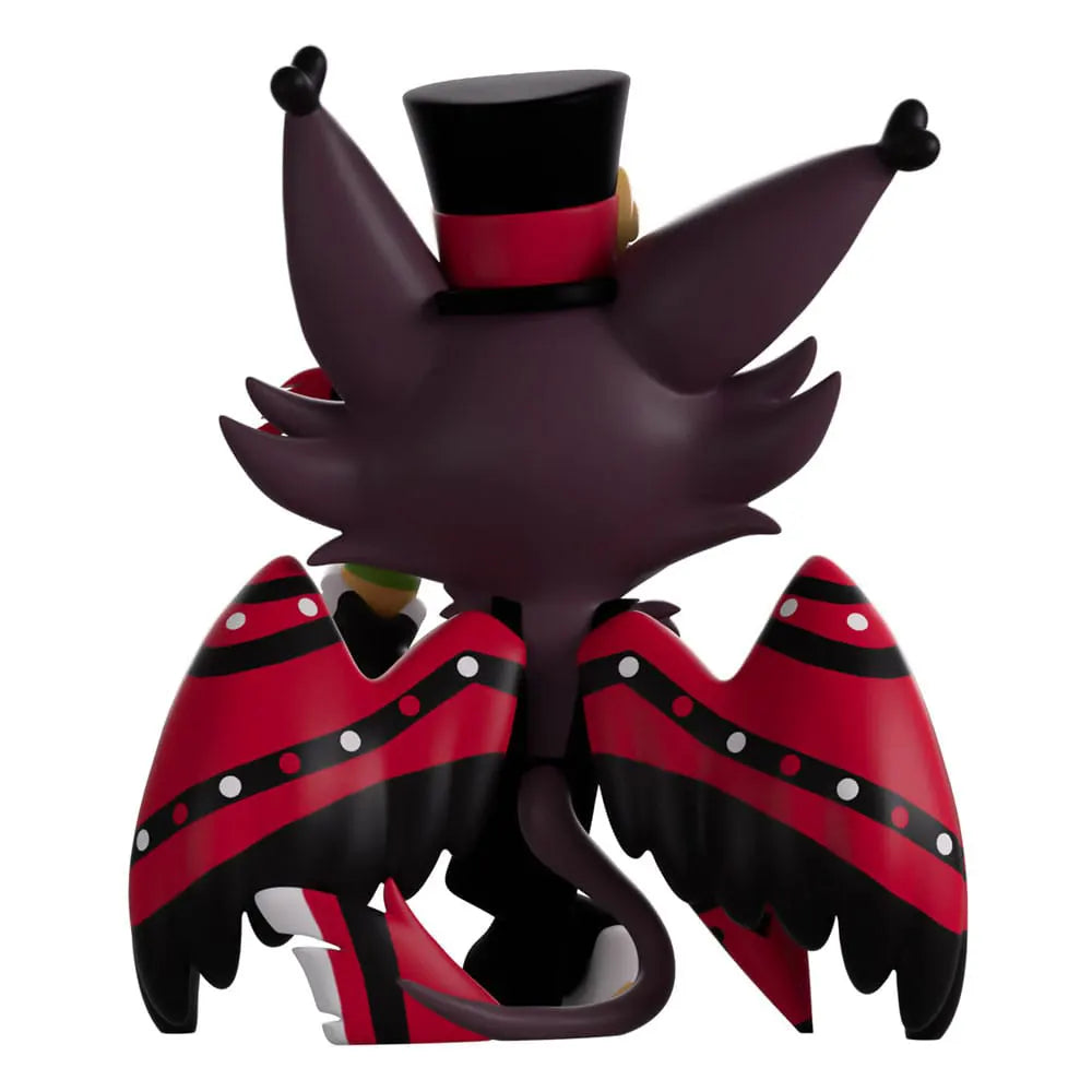 Youtooz Husk figure from behind, displaying heart-tipped ears and costume details