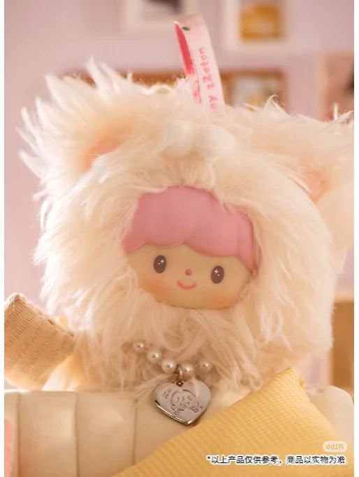 Zzoton My Little Cat Plush Blind Box - Tsundere Persian Cat plush with white fluffy costume