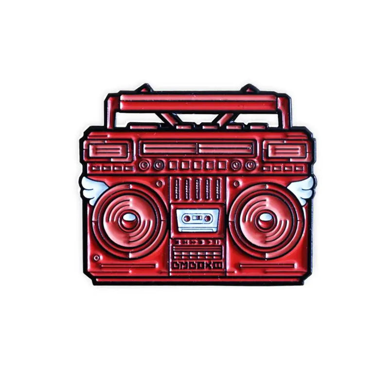 BMBOX Pin (Red) (Soft Enamel) by Elena Kazi