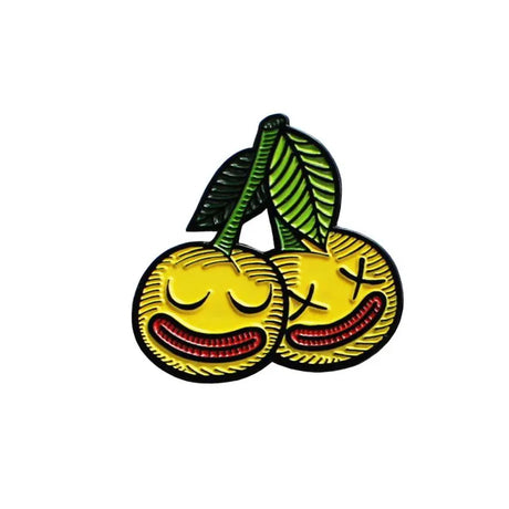 Cherrysh Pin (Yellow) (Soft Enamel) by Creamlab