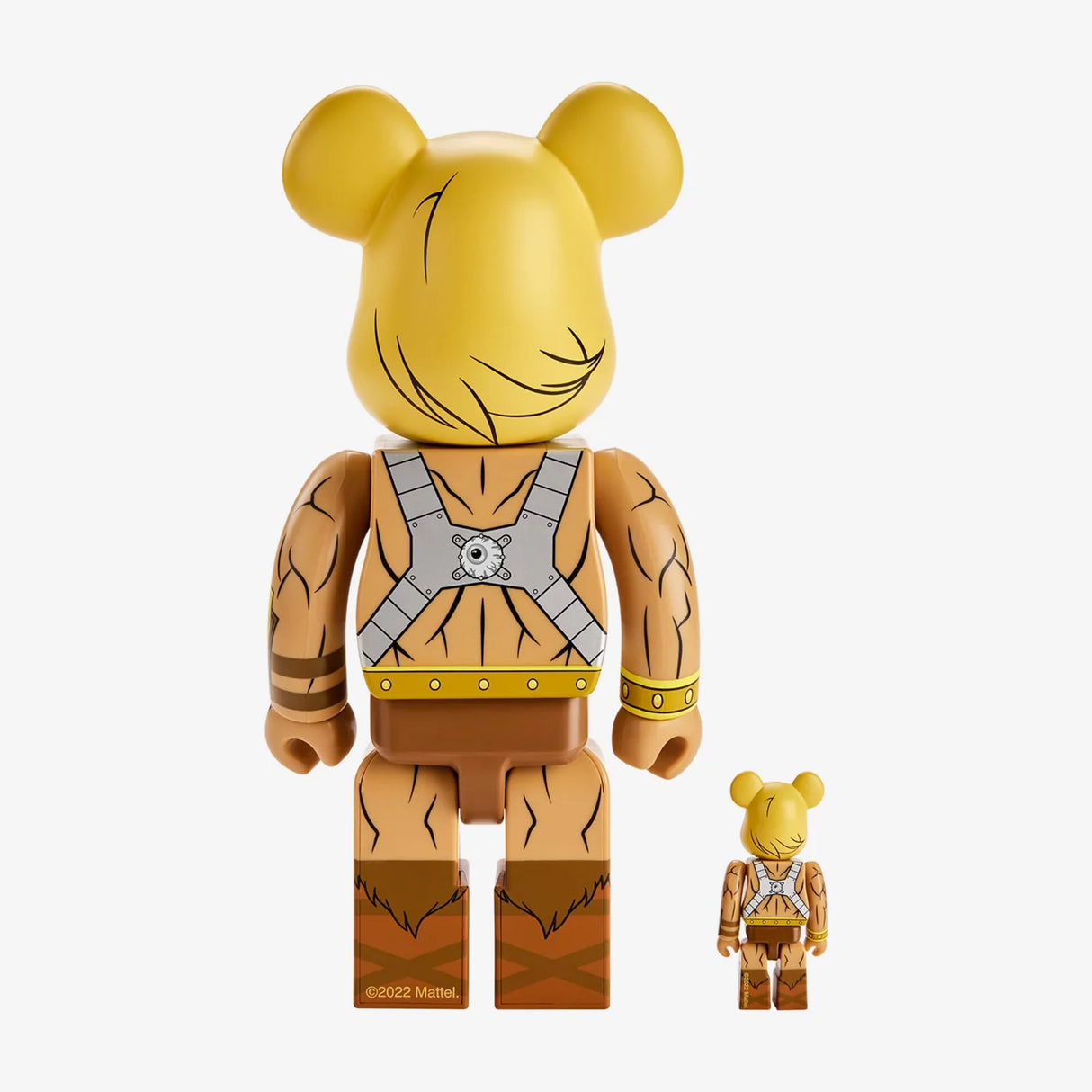 Masters of the Universe He-Man BE@RBRICK 100% & 400% - By Mishka