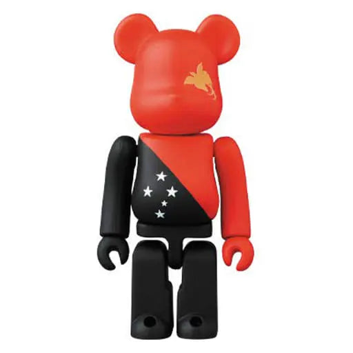Papua New Guinea - Flag - 100% Bearbrick Series 39