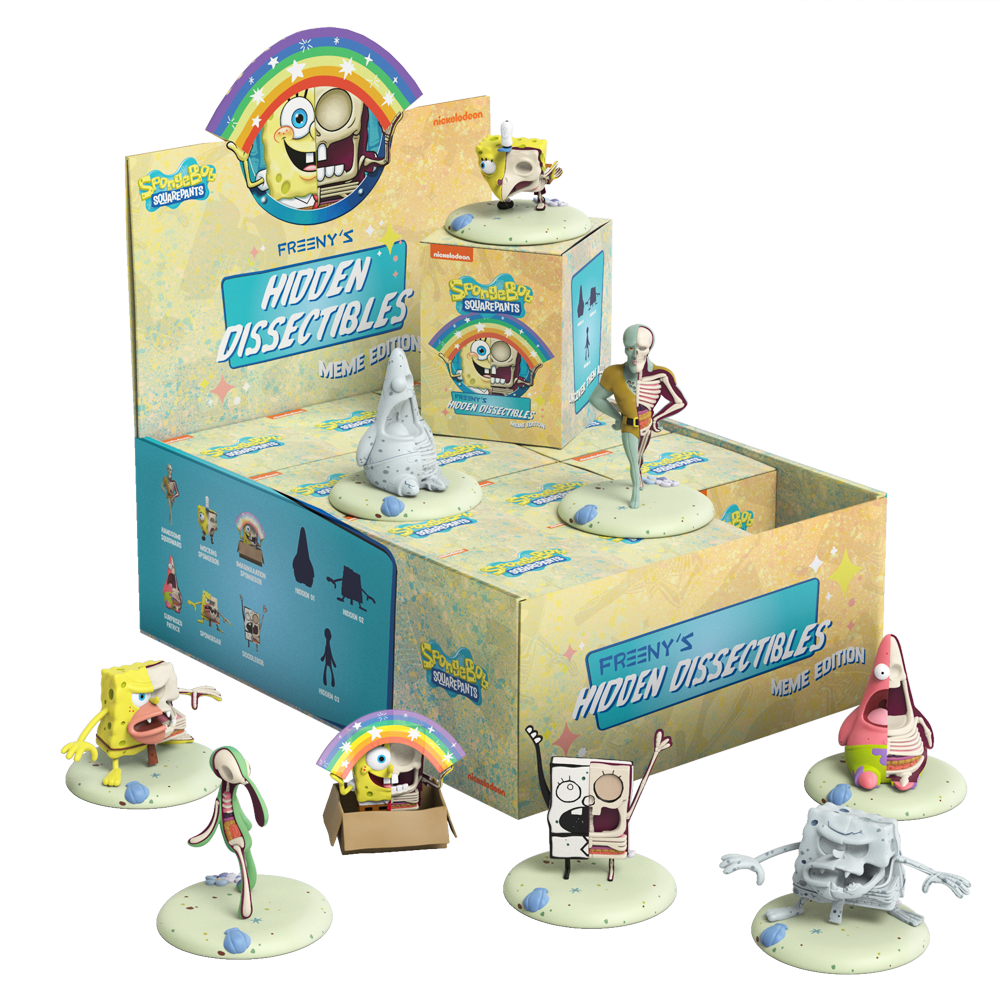 Mighty Jaxx Freeny's Hidden Dissectibles: Spongebob Squarepants (Meme Edition) by Jason Freeny (1x Blindbox)