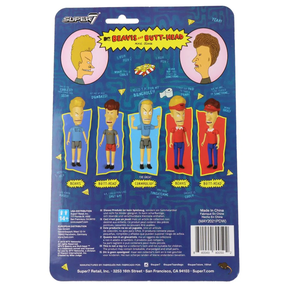 Super7 The Great Cornholio - Beavis and Butt-Head- ReAction Figure