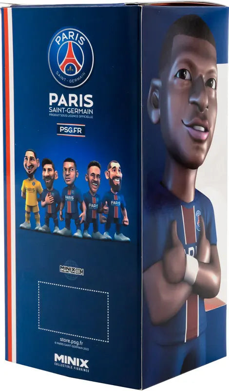 Paris Saint-Germain Minix figure collection box featuring team lineup