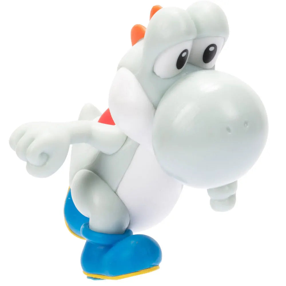 White Yoshi action figure close-up – Jakks Pacific Super Mario