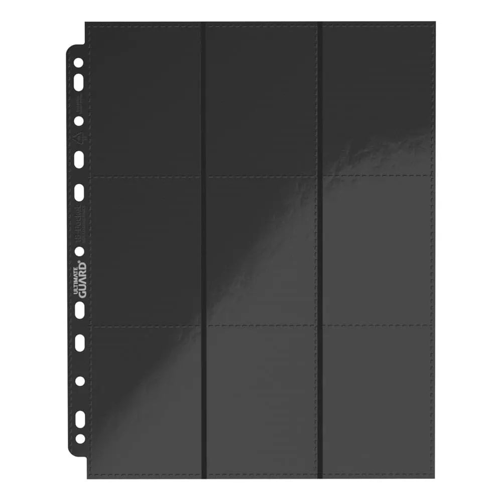 18-Pocket Pages Side-Loading (10 Pack) - Black - Ultimate Guard