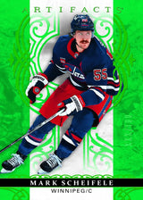 2026-27 Upper Deck Artifacts Mark Scheifele Aqua Blue parallel hockey card