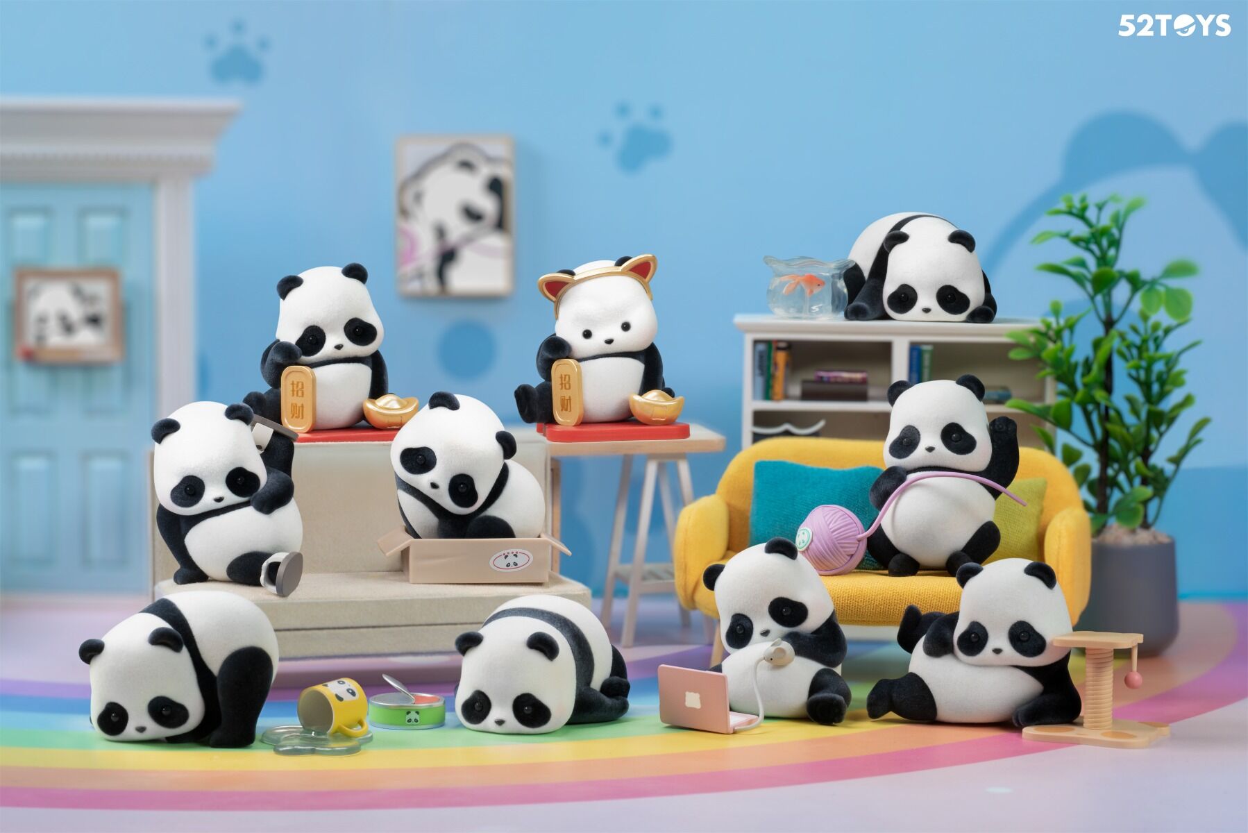 Panda Roll – Panda As A Cat Blind Box | 52TOYS Collectible Figures