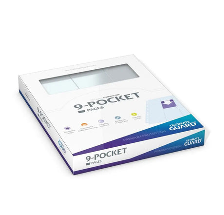 9-Pocket Pages Top-Loading (100 Pack) - Transparent - Ultimate Guard