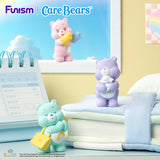 Care Bears Little Things Cubby Face Series figures decorating a cozy bedroom scene