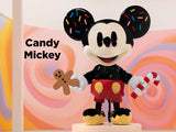 Candy Mickey collectible holding candy cane and gingerbread cookie with sprinkle ears from Disney 100th Anniversary Blindbox.