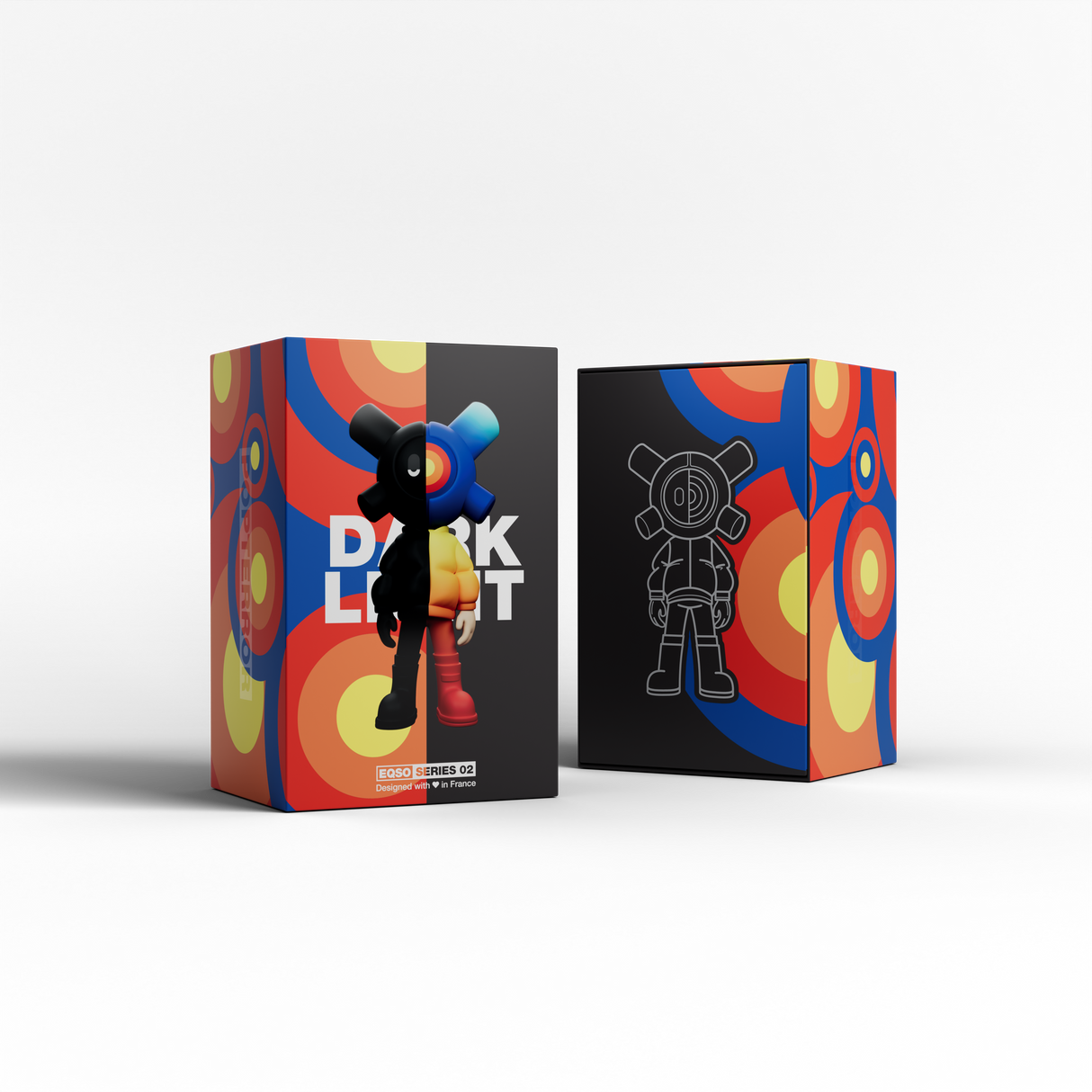 Dark Light EQSO Series 2 premium collector packaging box