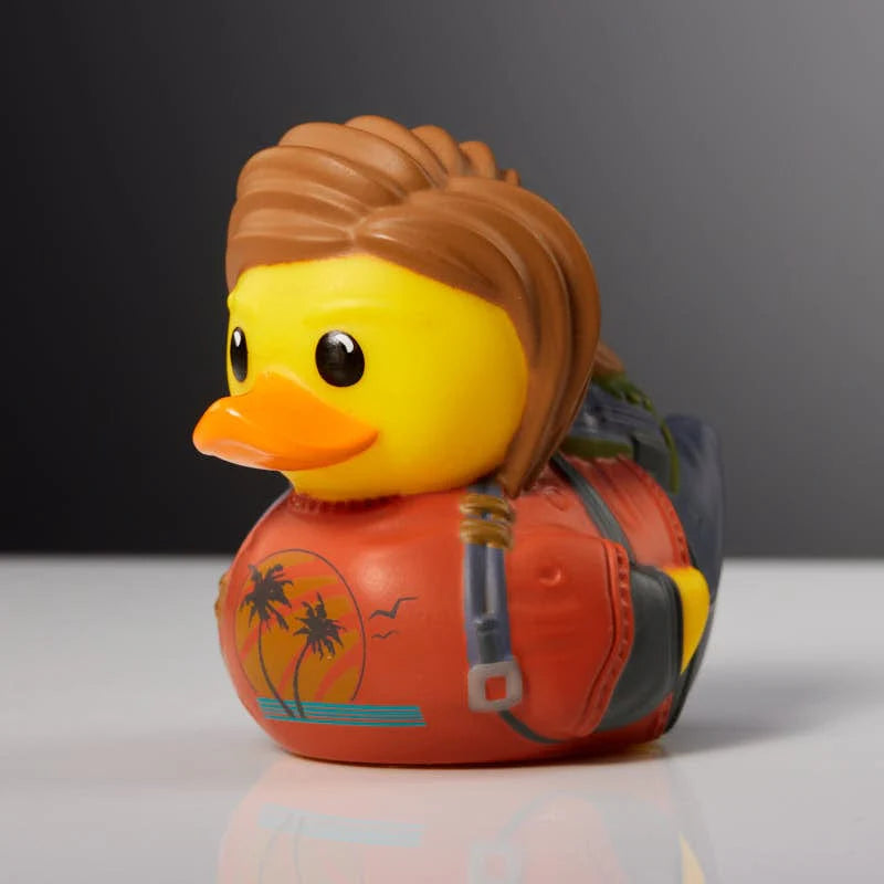 Close-up of Ellie Mini TUBBZ head sculpt and detail