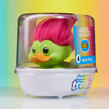 TUBBZ Green Troll duck in collectible bathtub packaging