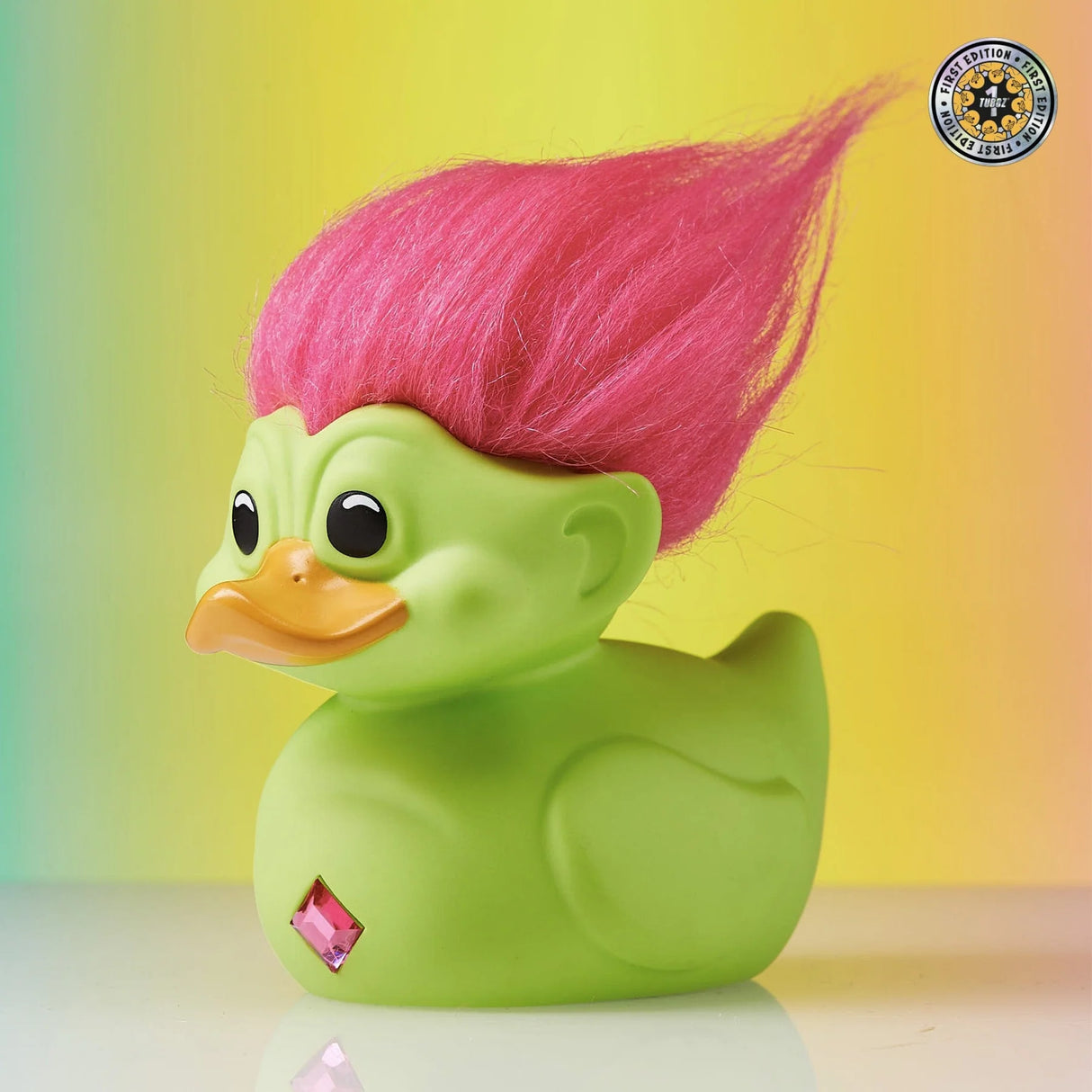 First Edition TUBBZ Troll Duck with bright background