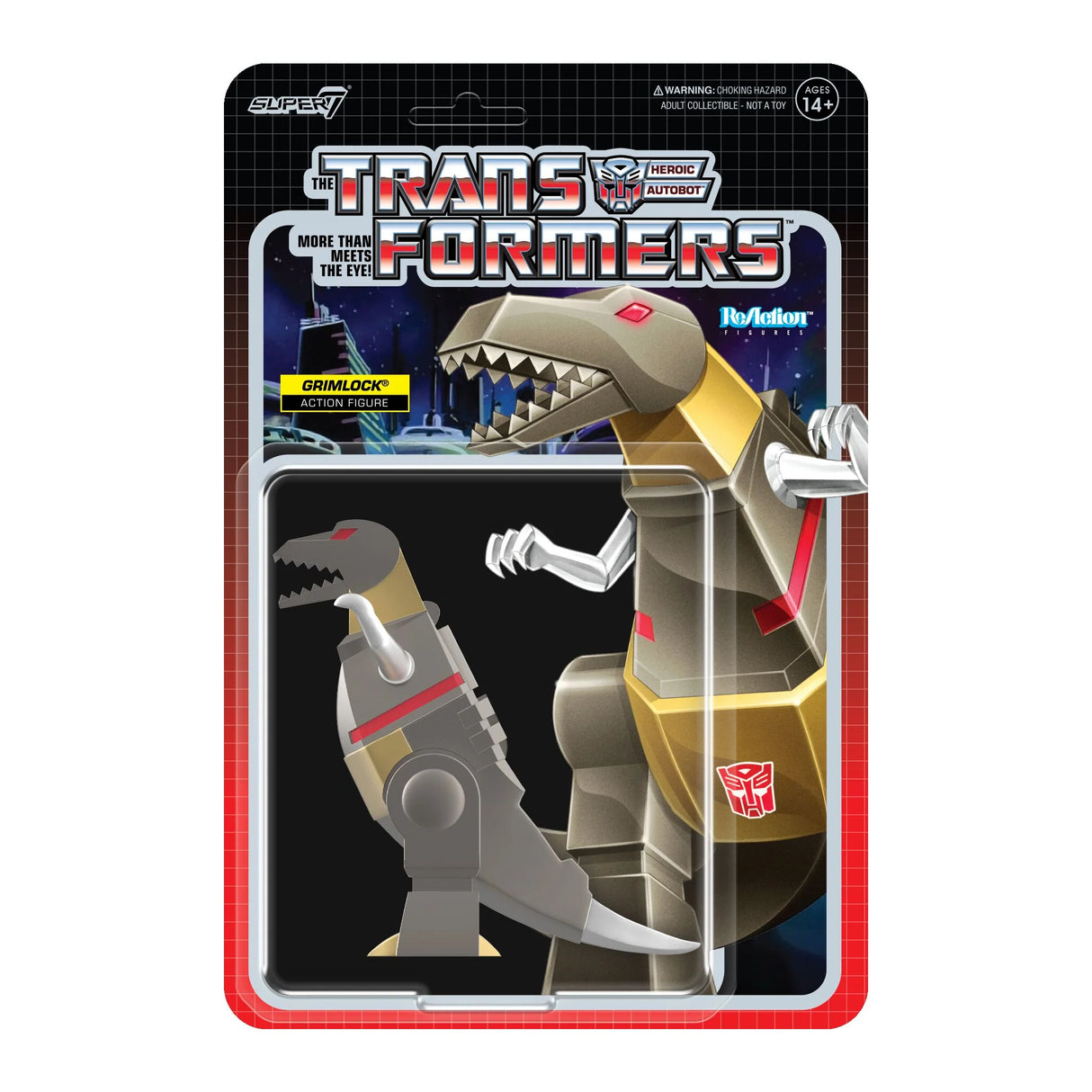 Grimlock (Metallic) - Transformers ReAction Figures Wave 8