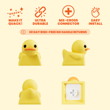 Duckeys keycap product features – durable design, easy install, MX-cross connector compatibility.