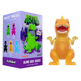 Sunrise Reptar in sparkly translucent yellow-orange with red mouth and eyes.