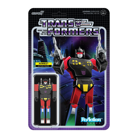 Rumble (Red) - Transformers ReAction Figures Wave 8