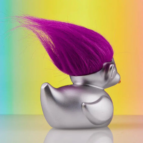 TUBBZ collectible duck – Trolls Silver Troll packaging view