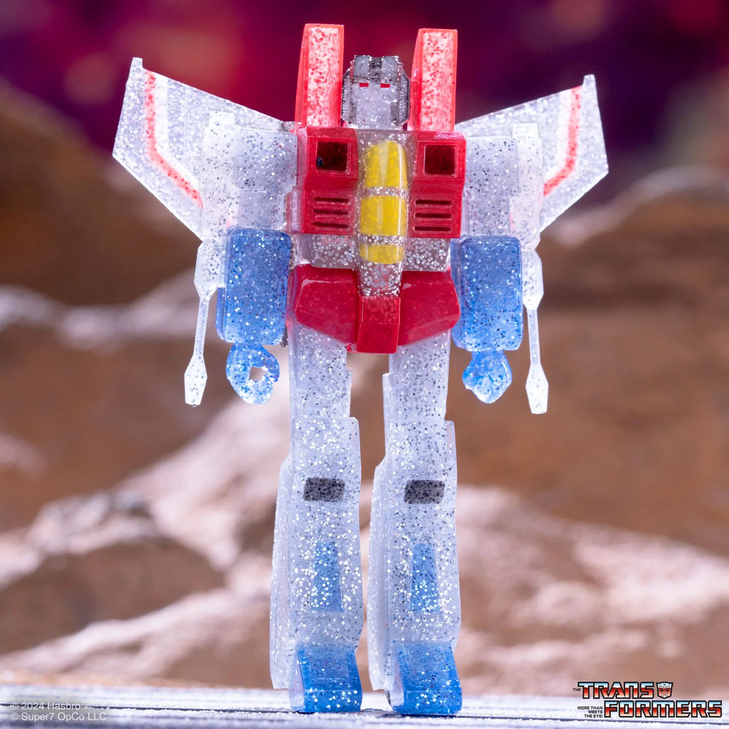 Ghost of Starscream (Translucent Glitter) - Transformers ReAction Figures Wave 8