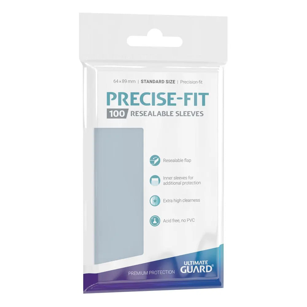 Ultimate Guard Precise-Fit Sleeves Standard Size (100) - Resealable