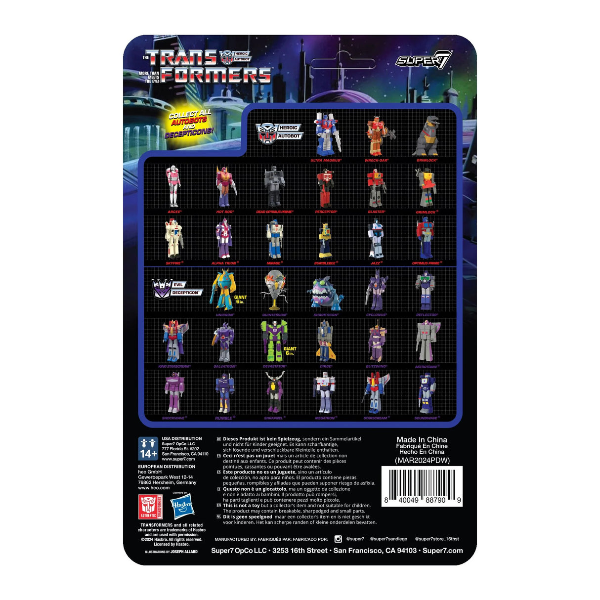 Optimus Prime (Ultra Magnus) - Transformers ReAction Figures Wave 8