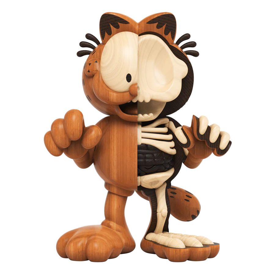 Woodworked Dissected Garfield by Jason Freeny x Mighty Jaxx