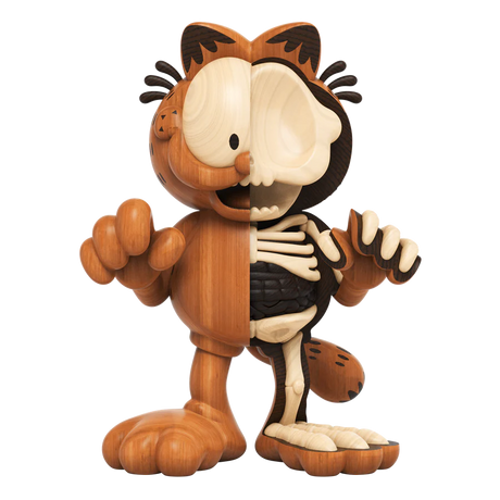 Woodworked Dissected Garfield by Jason Freeny x Mighty Jaxx