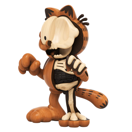Woodworked Dissected Garfield by Jason Freeny x Mighty Jaxx