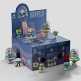 Abducted Blind Box display case with alien figures and UFO collectibles