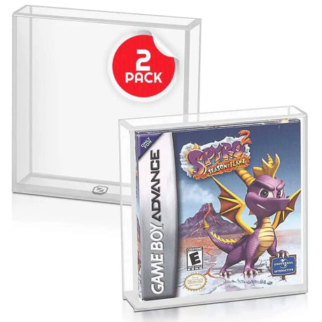 Acrylic Case for Gameboy/Gameboy Advance Games (2-Pack) Display