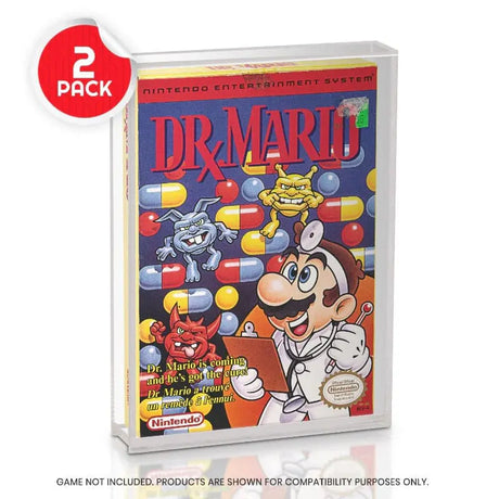 Acrylic Case for NES Games with Game