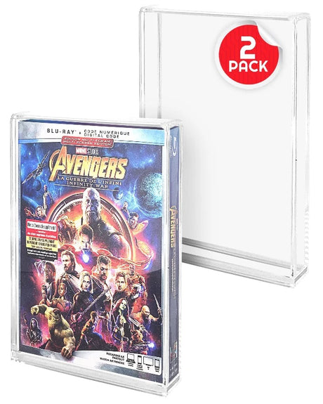 Acrylic Case 2-Pack for PS3, PS4, Xbox One and Blu-Ray game cases