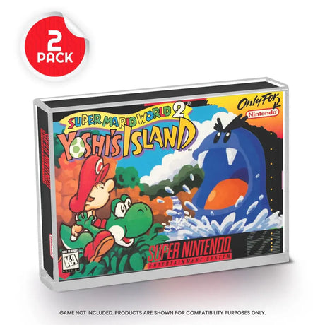 Acrylic Case for SNES/N64 Games with Game