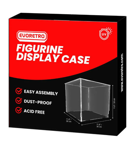 Acrylic Modular Figurine Display Case 30 cm Evoretro