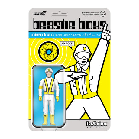 Ad-Rock Beastie Boys Intergalactic ReAction Figure in retro Super7 blister card packaging
