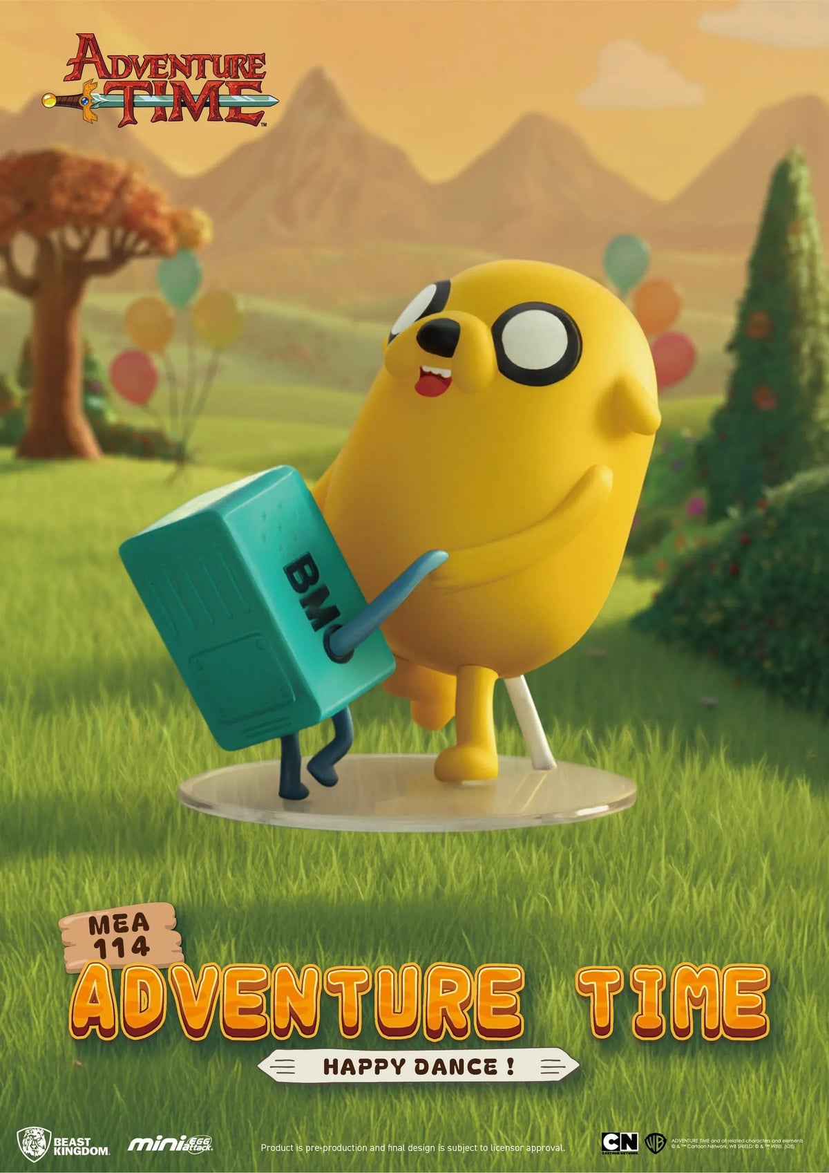 Adventure Time Happy Dance Jake and BMO blind box figure