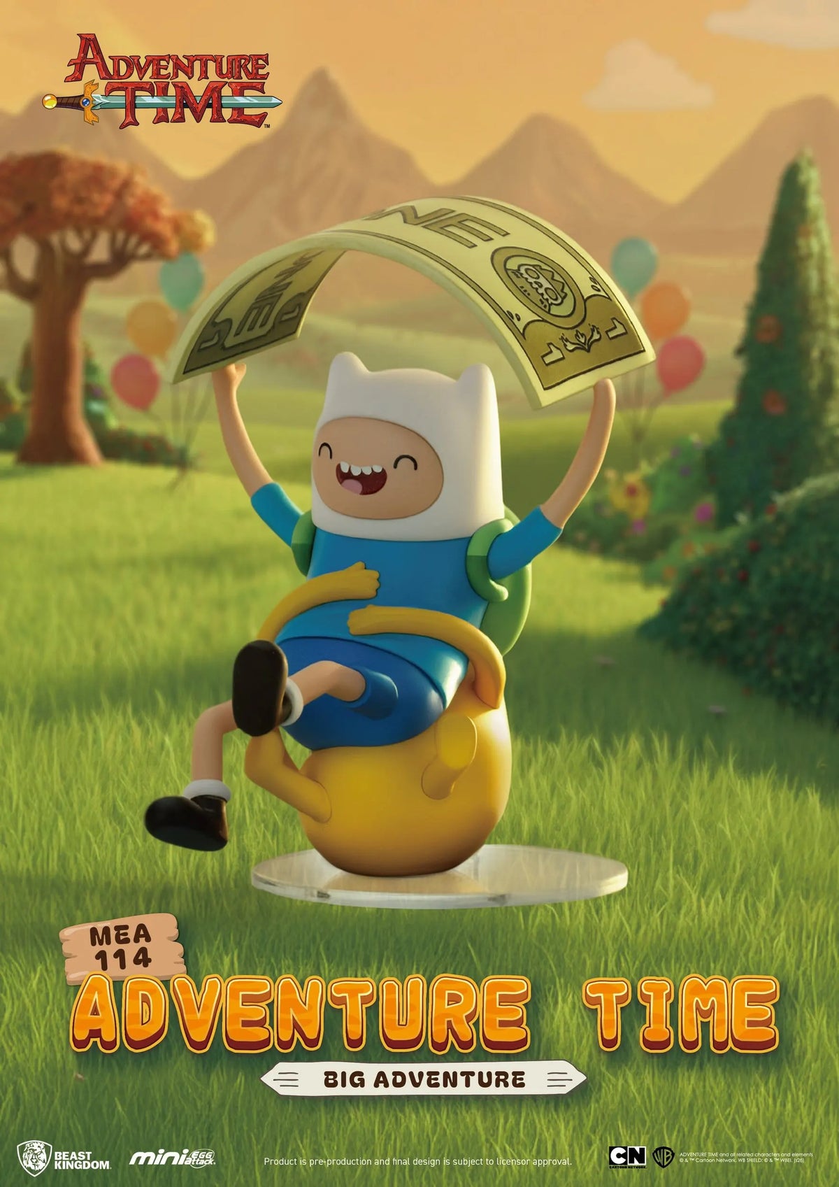 Adventure Time Big Adventure Finn and Jake Mini Egg Attack figure