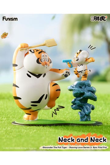 Alexander The Fat Tiger Roaring Love Series 2 Neck and Neck figure blind box