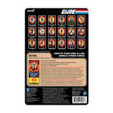 Back of Arctic Destro ReAction+ packaging showing GI Joe character lineup